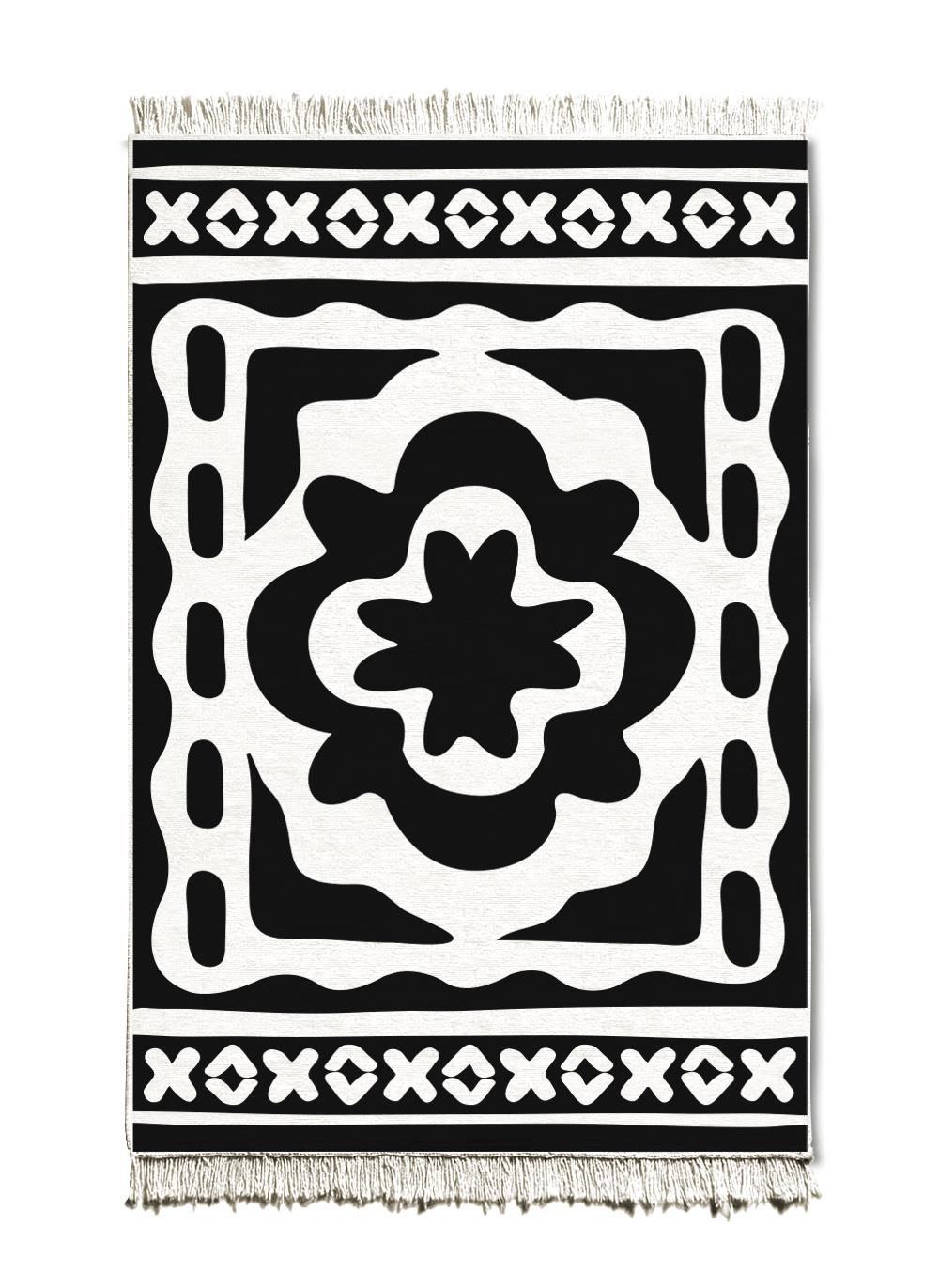 Mia Tile Doppelseitiger Teppich 150x100 cm – Stilvolle Bodendekoration