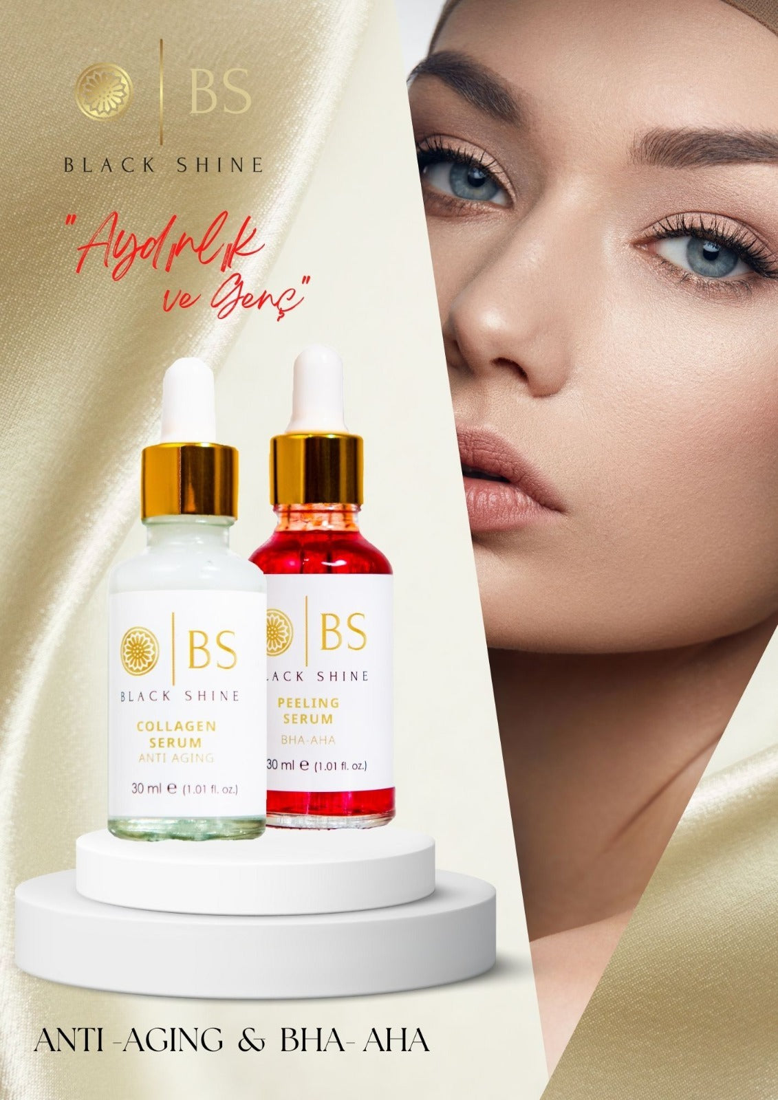 Kollagenserum 30 ml + Peeling Serum 30 ml