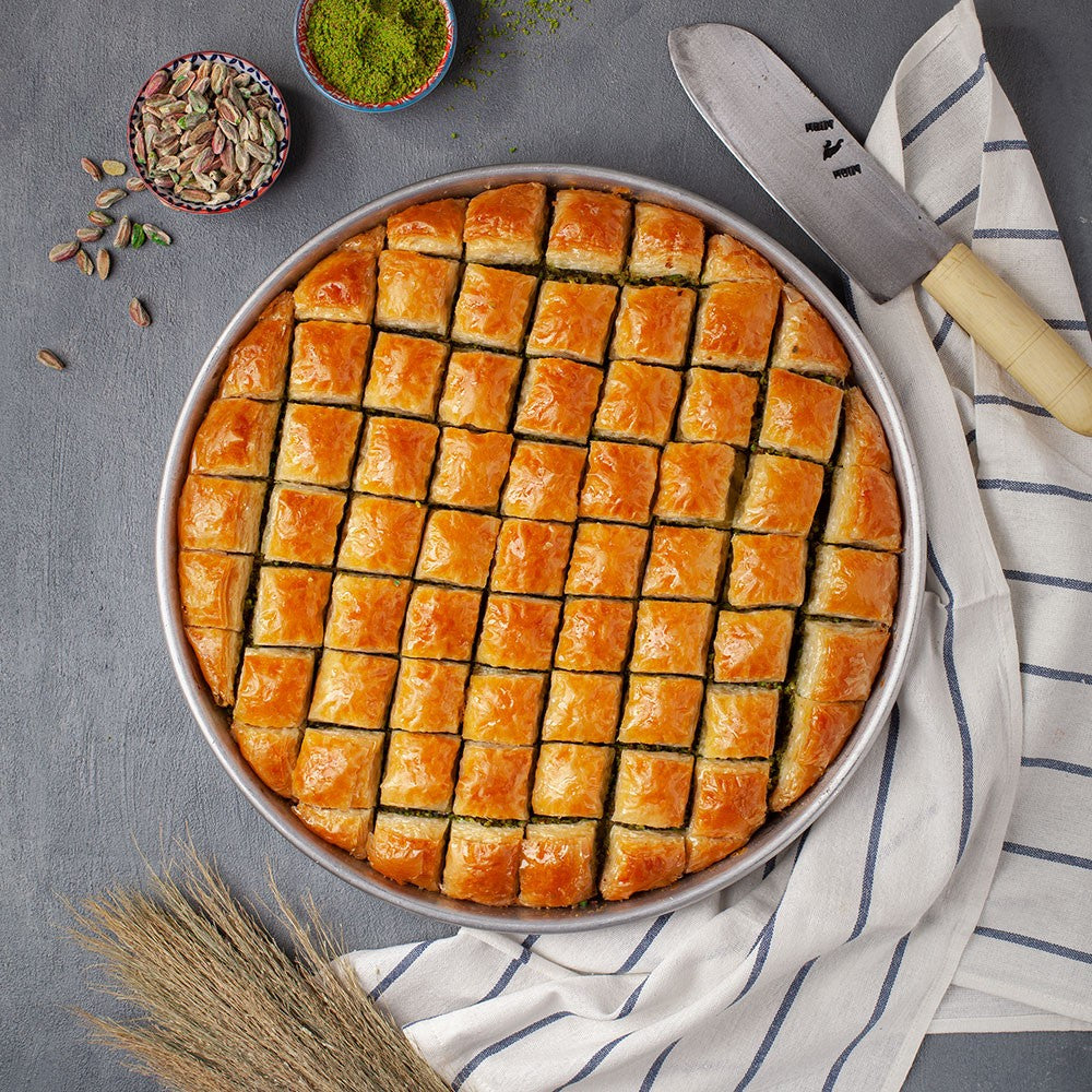 Baklavacı Çelebioğulları authentische Pistazie Baklava (500 g) - Der Geschmack von Gaziantep, Türkei