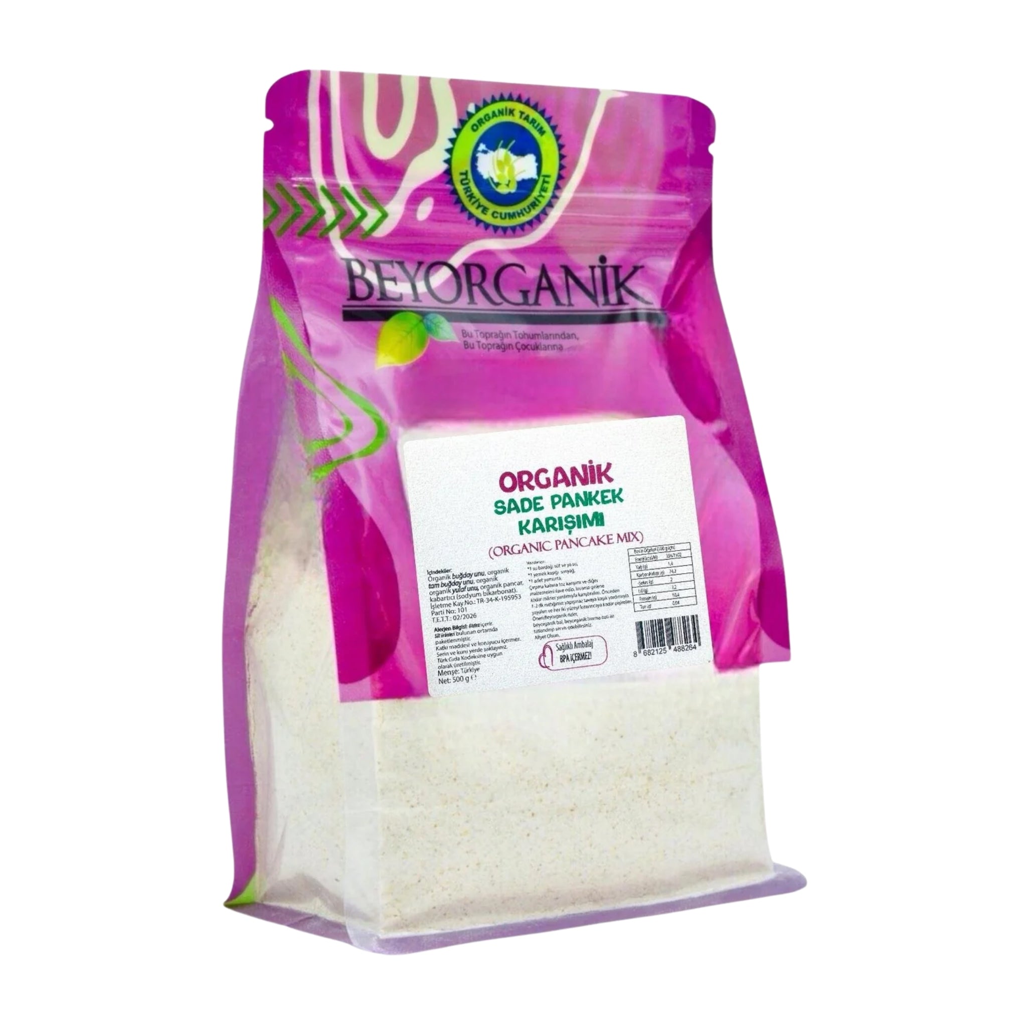 Beyorganik Organic Pancake Mix 500g (17.6 oz)