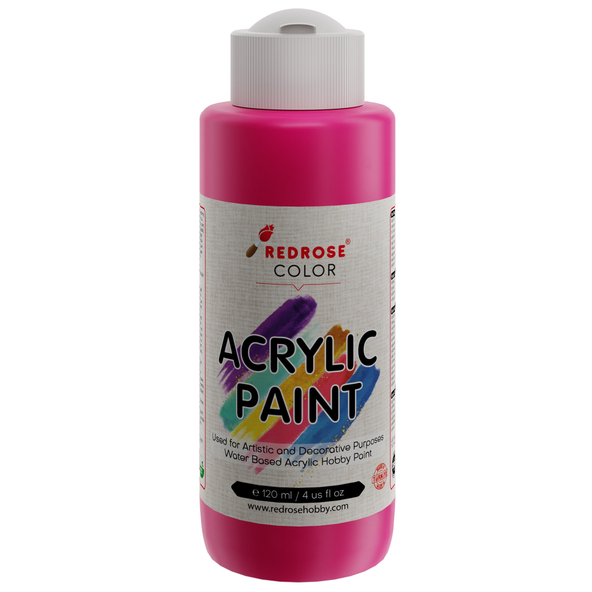 Pintura acrílica de rosa roja 120ml