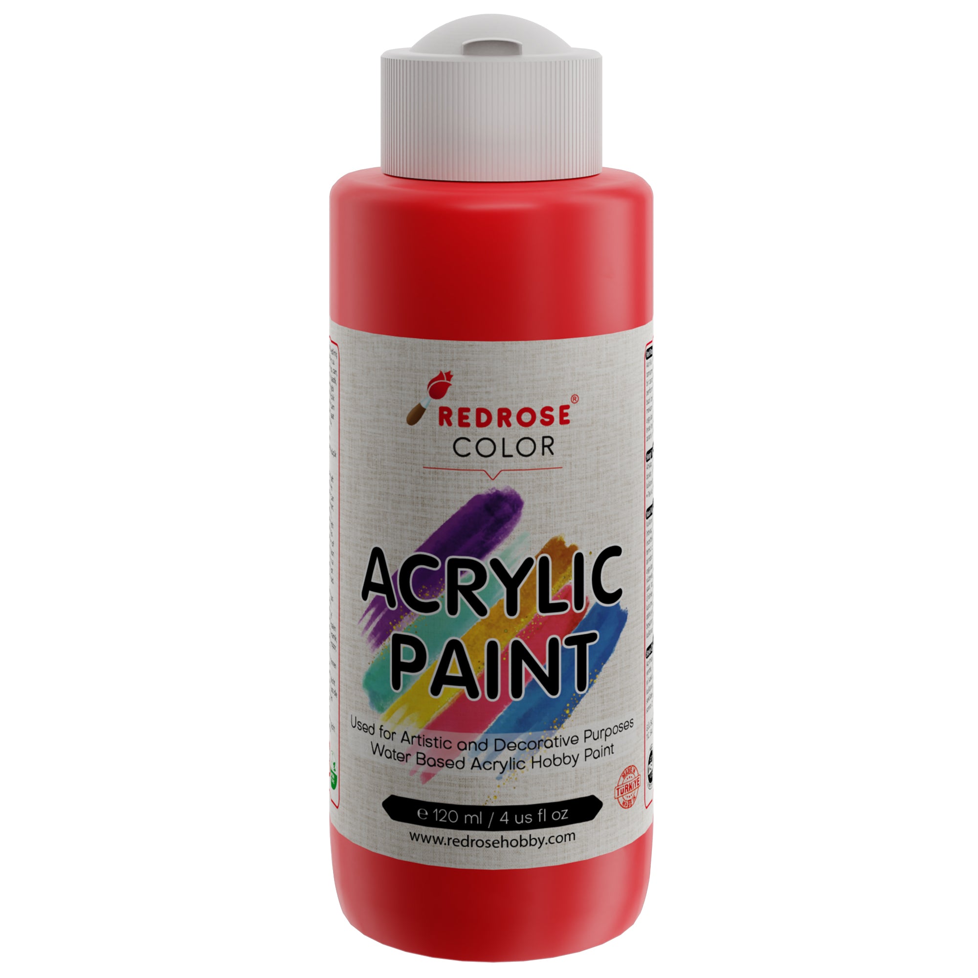 Rose roja pintura acrílica roja 120 ml