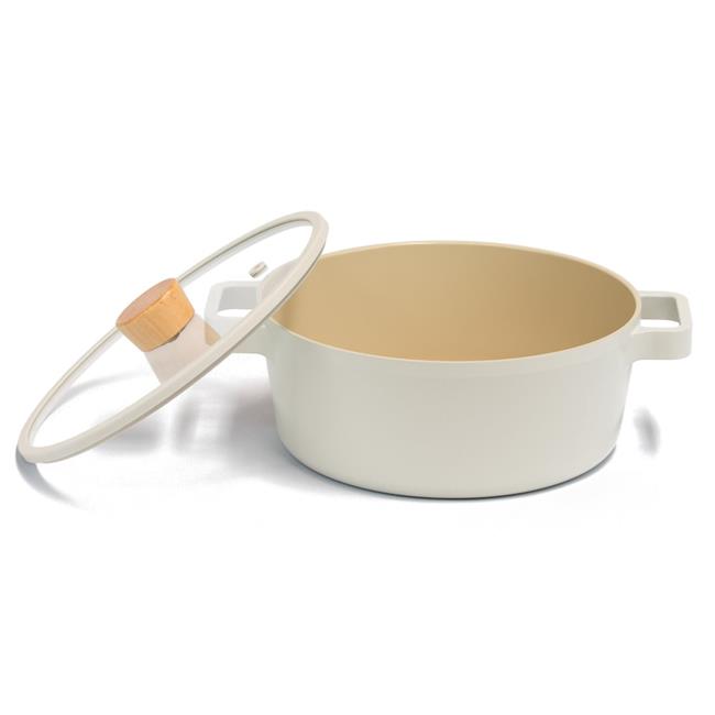 Neoflam Fika beige 22 cm de hierro fundido