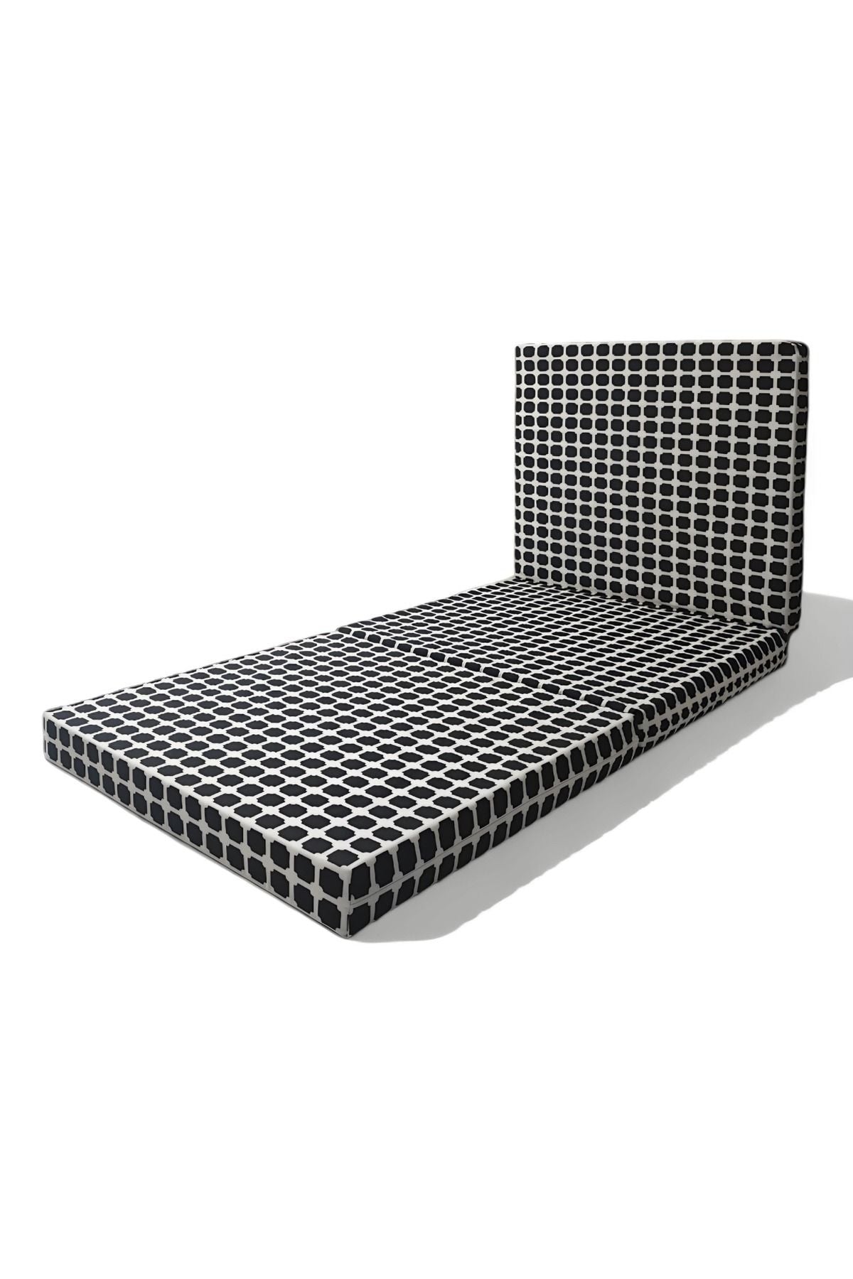 Folding Floor Mattress-Sponge Mattress-Guest Bed-Pillowcase-90x190x10 cm