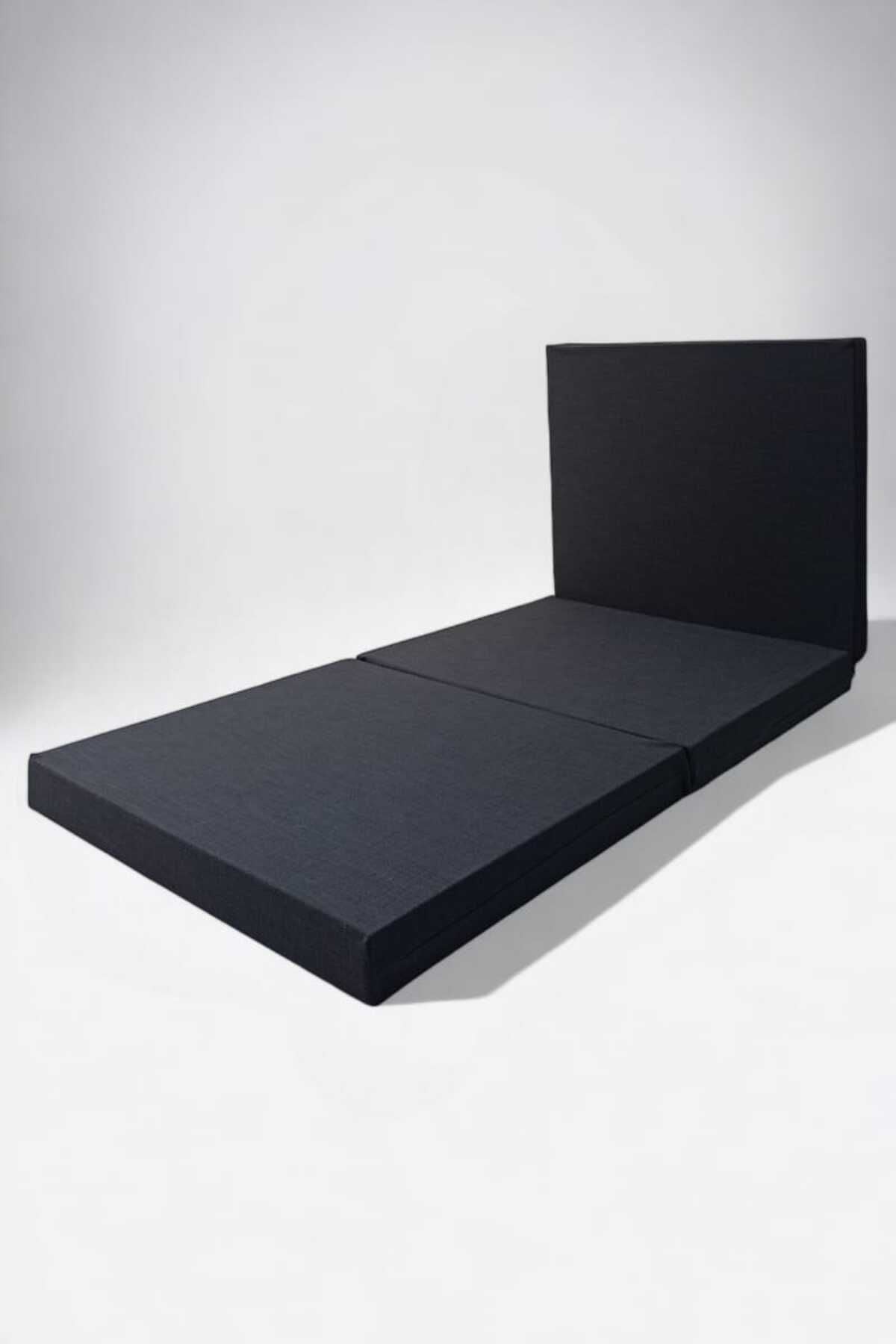 Folding Floor Mattress-Sponge Mattress-Guest Bed-Pillowcase-80x180x8 cm