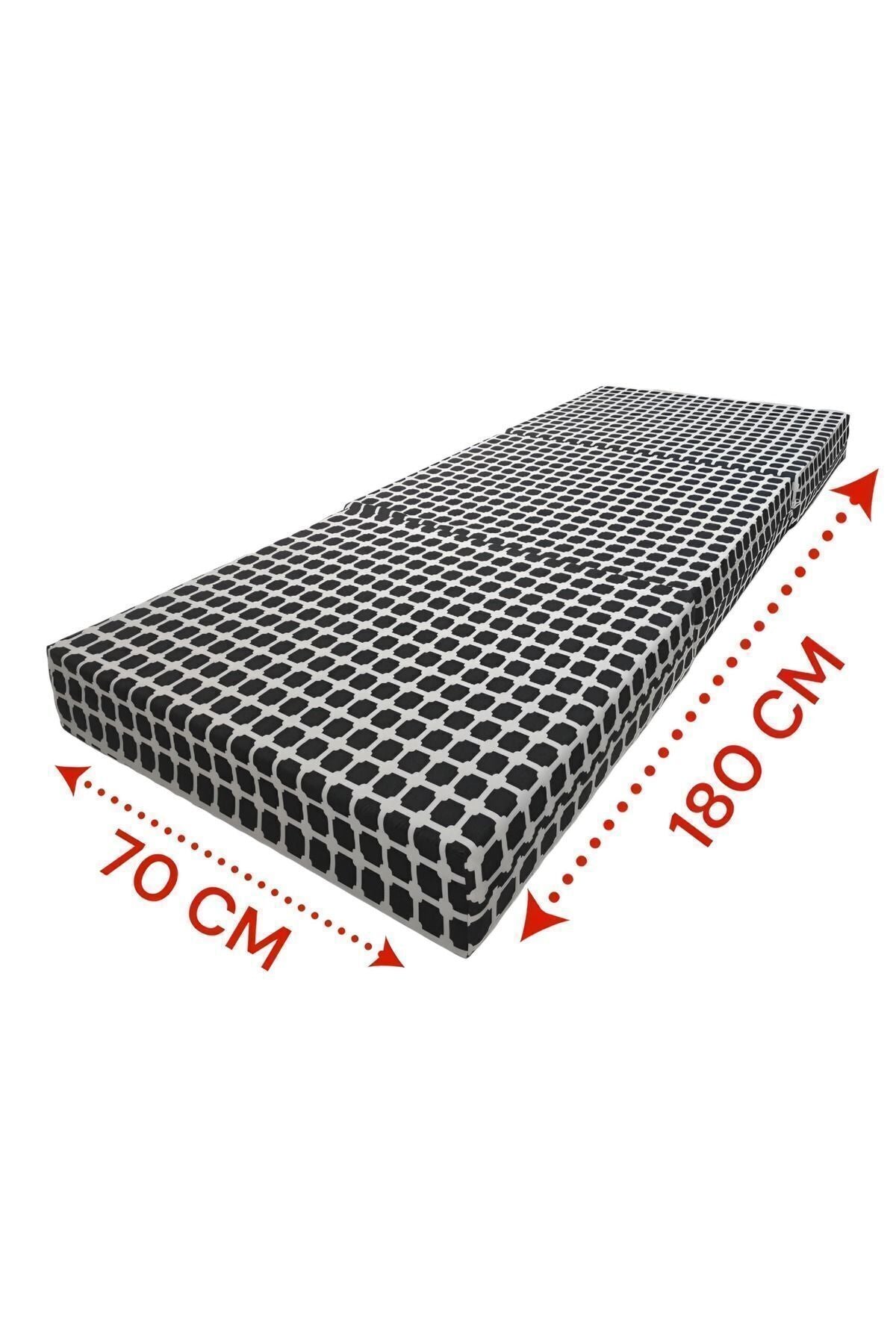 Folding Floor Mattress-Cushion-Bed-Guest Bed 70x180x7 cm Acoustic