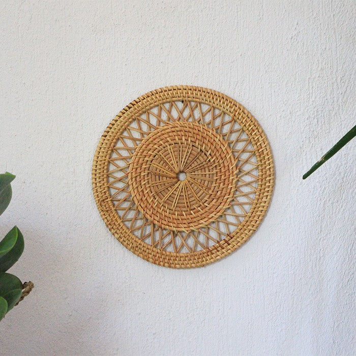 Hazan Rattan Supla & Wall Decor 30x30 cm.