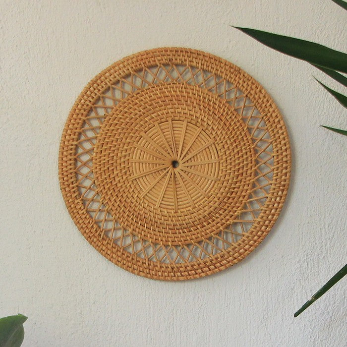 Hazan Rattan Supla & Wall Decor 40x40 cm.