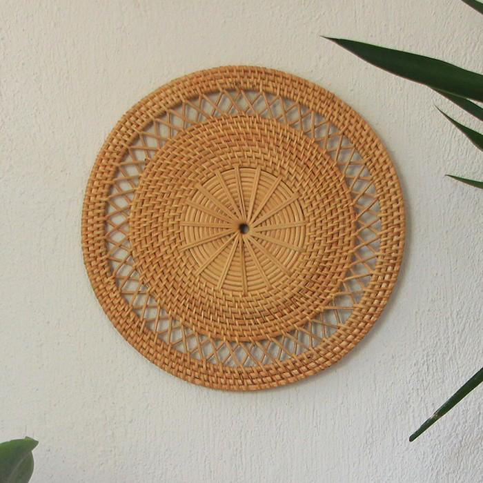 Hazan Rattan Supla & Wall Decor 35x35 cm.