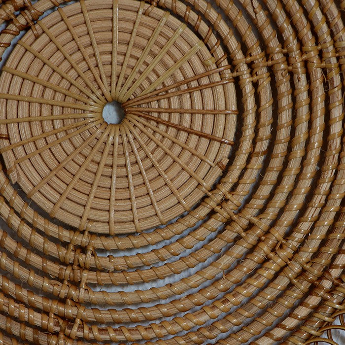 Işıl rattan supla y decoración de pared 35x35 cm.