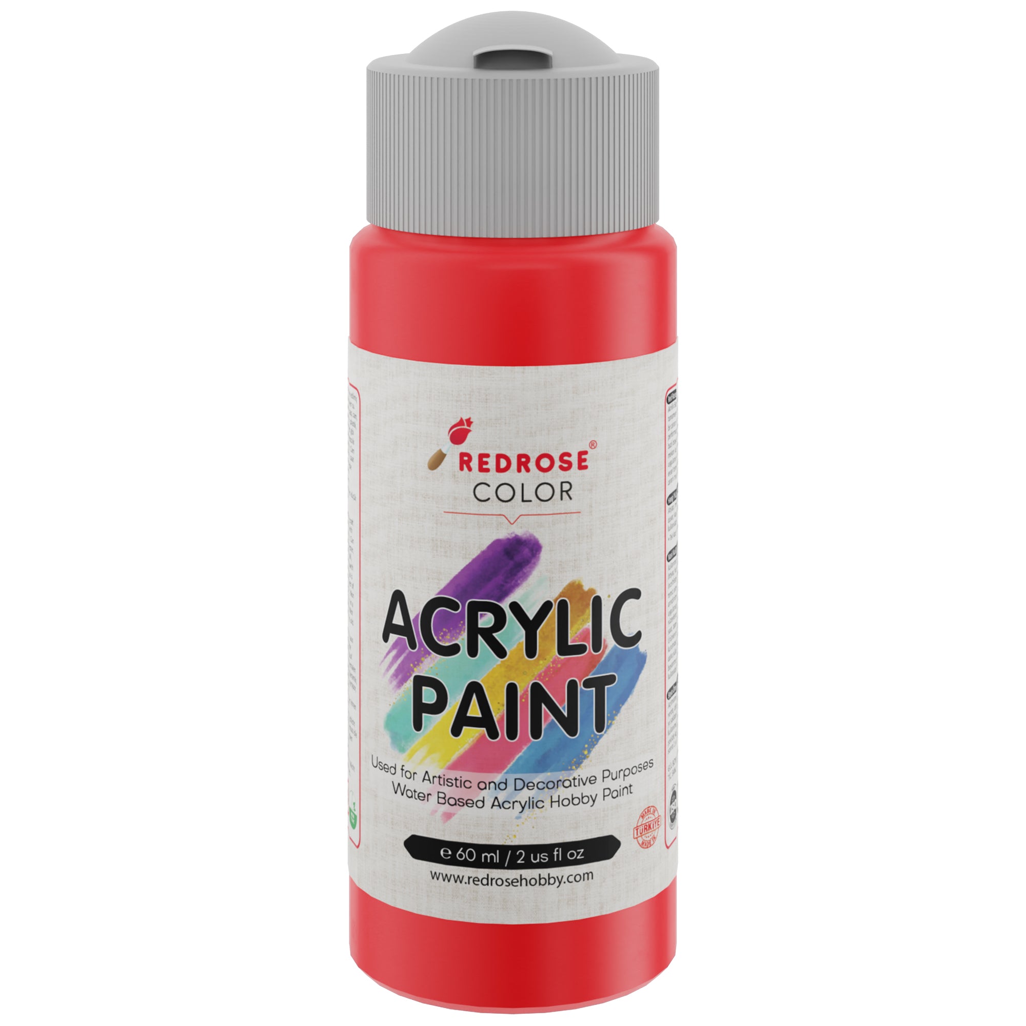 Peinture acrylique rouge rose rouge 60 ml