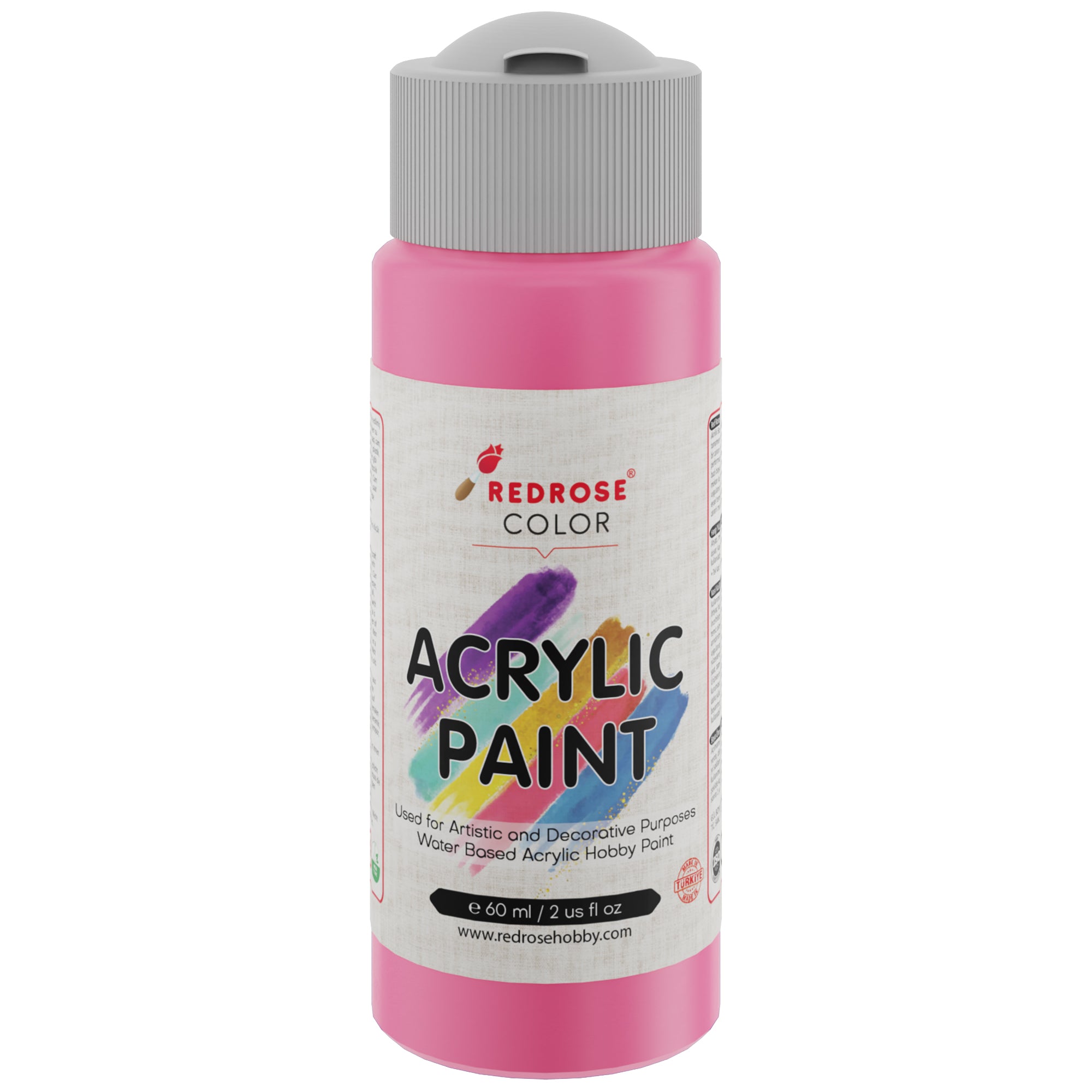 Pintura acrílica rosa rosa roja 60 ml