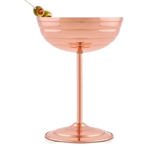 Turna Copper Zo-Martini Glass Flat 250 ml rouge Turna0483-1