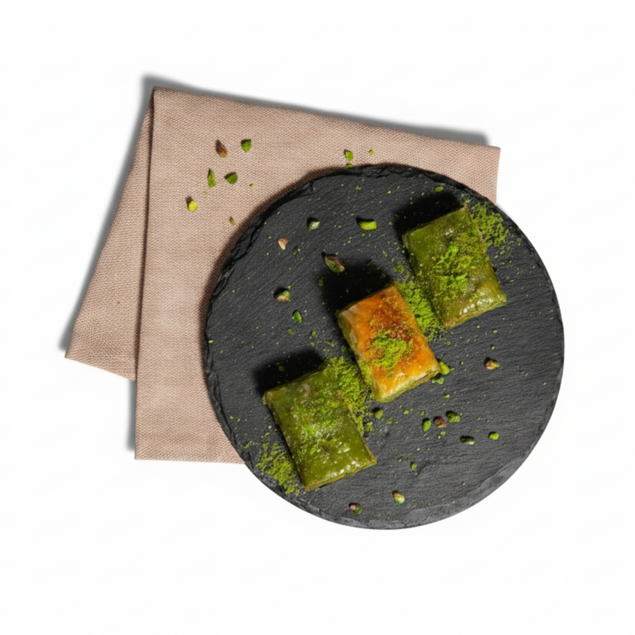 Şayan Yaşayan Mixed Baklava – Pistachio Baklava, No Additives, Traditional Recipe - 1000g (35.27 oz)