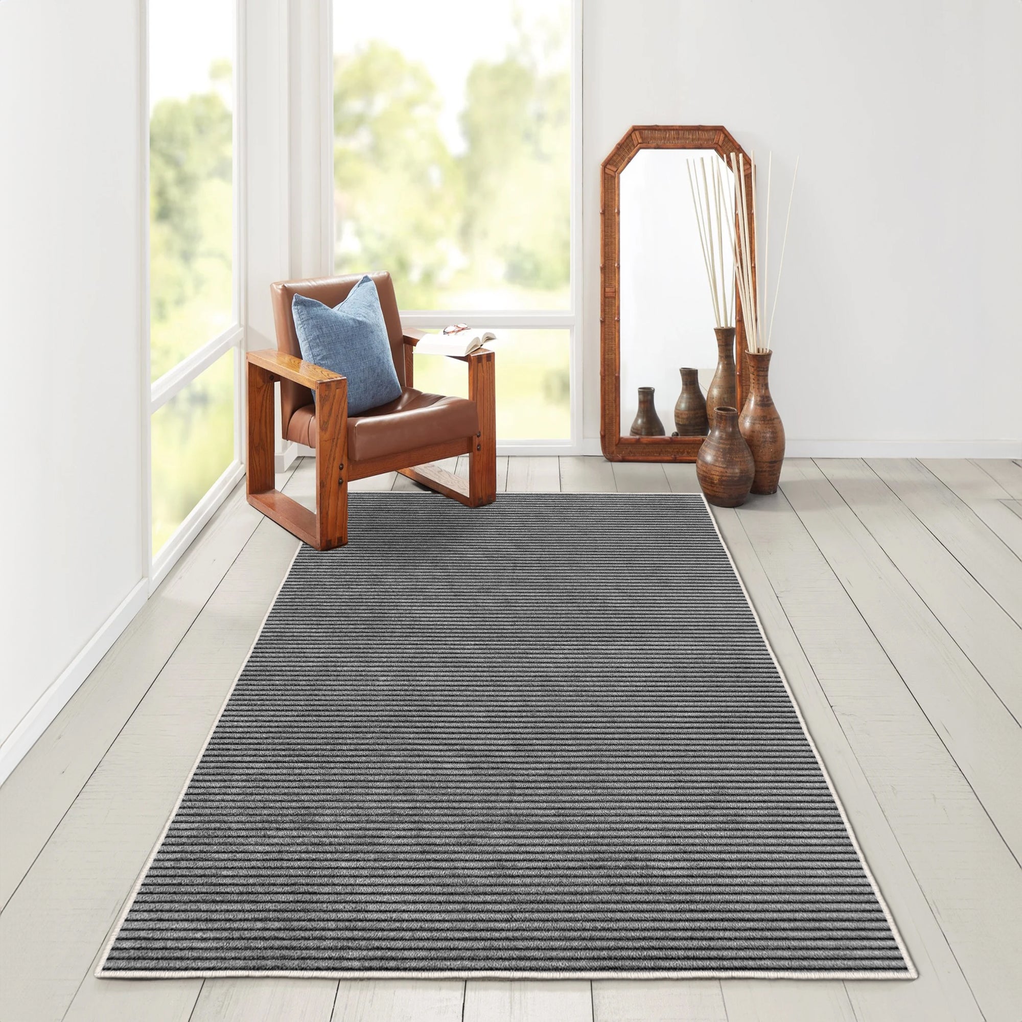 Alfombras de área lavable, antrachita, rectángulo, alfombra con respaldo sin deslizamiento, resistente a las manchas, plegables, alfombra lavable para máquina boho para cocina, baño, dormitorio o sala de estar