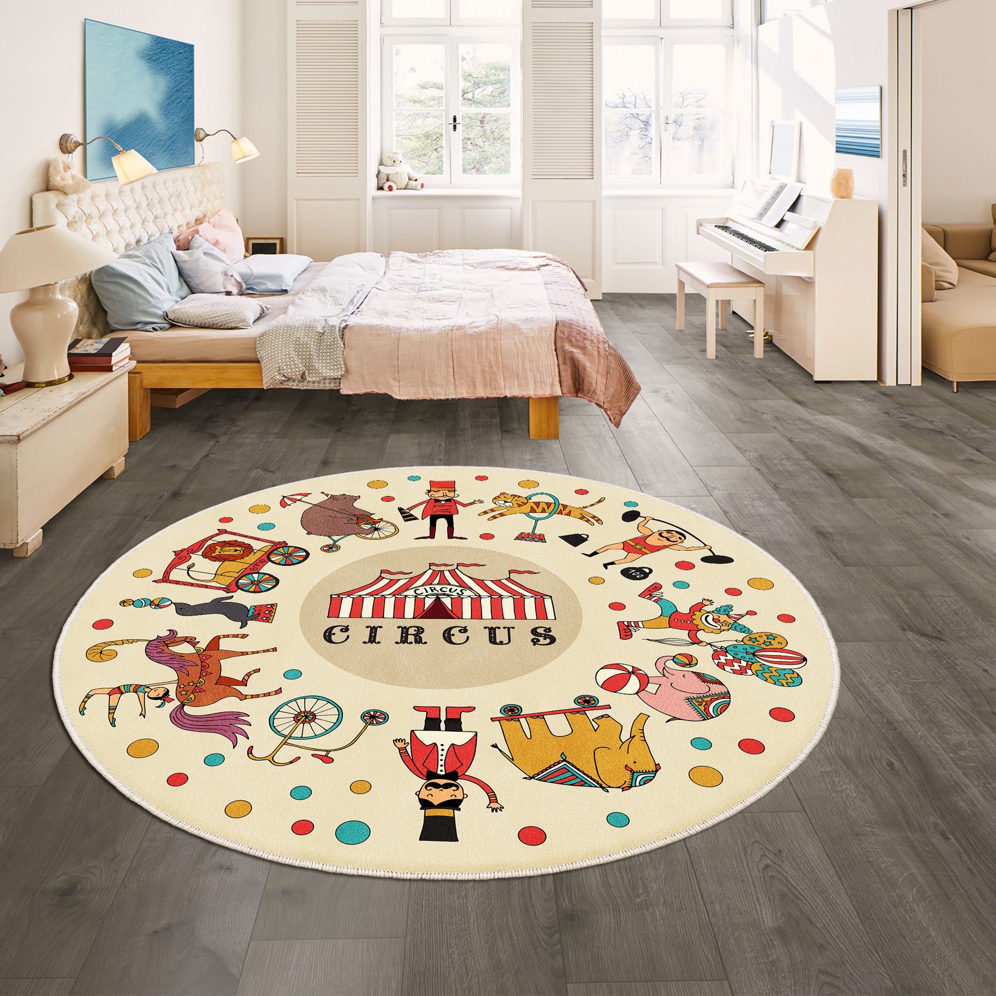 Alfombras de área lavable, amarillo, redonda, alfombra con respaldo sin deslizamiento, alfombra de alfombra lavable a máquina boho, plegable, plegable, para la cocina, baño, dormitorio o sala de estar