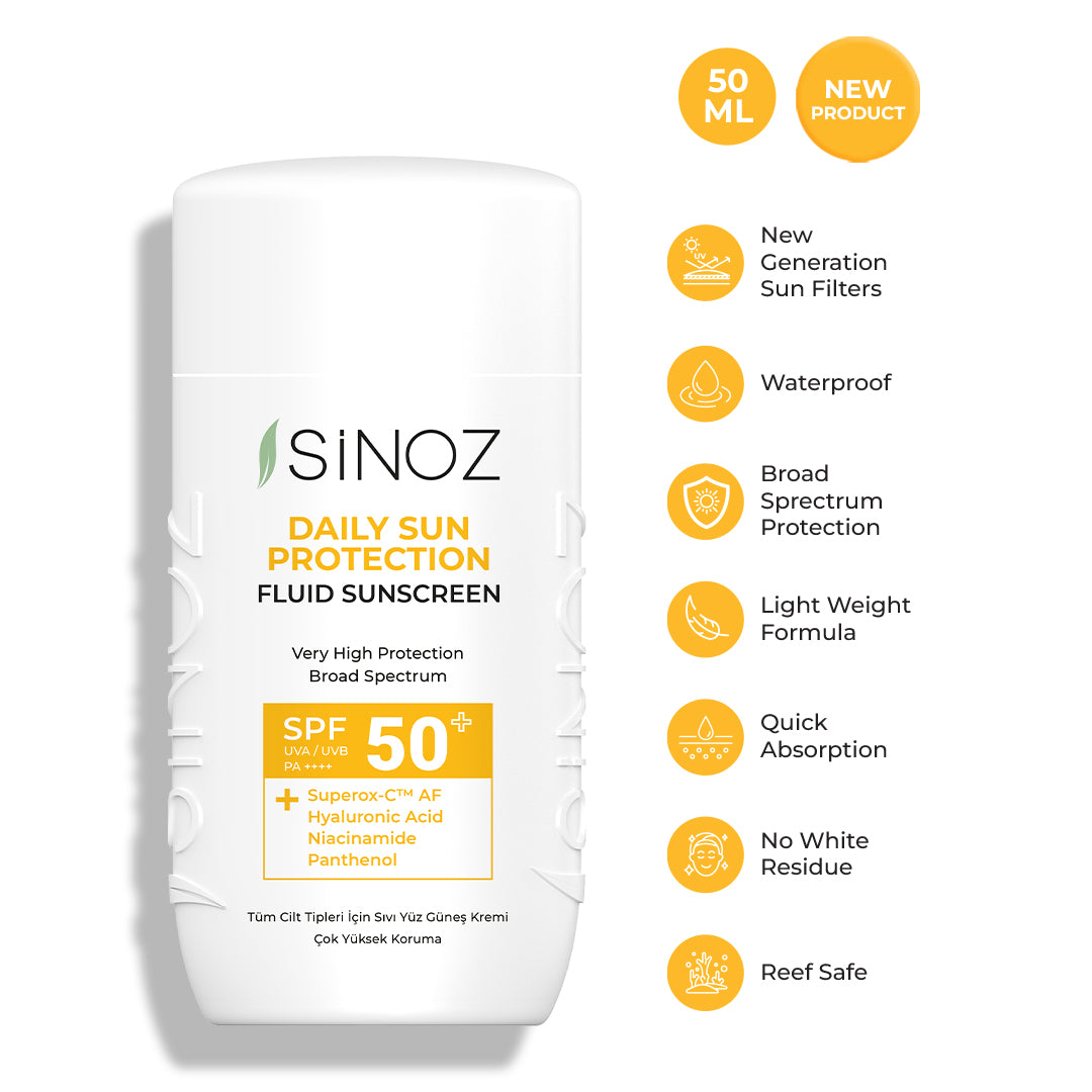 Sinoz Daily Sun Protect Fluid Sunscreen SPF50+ / PA++++