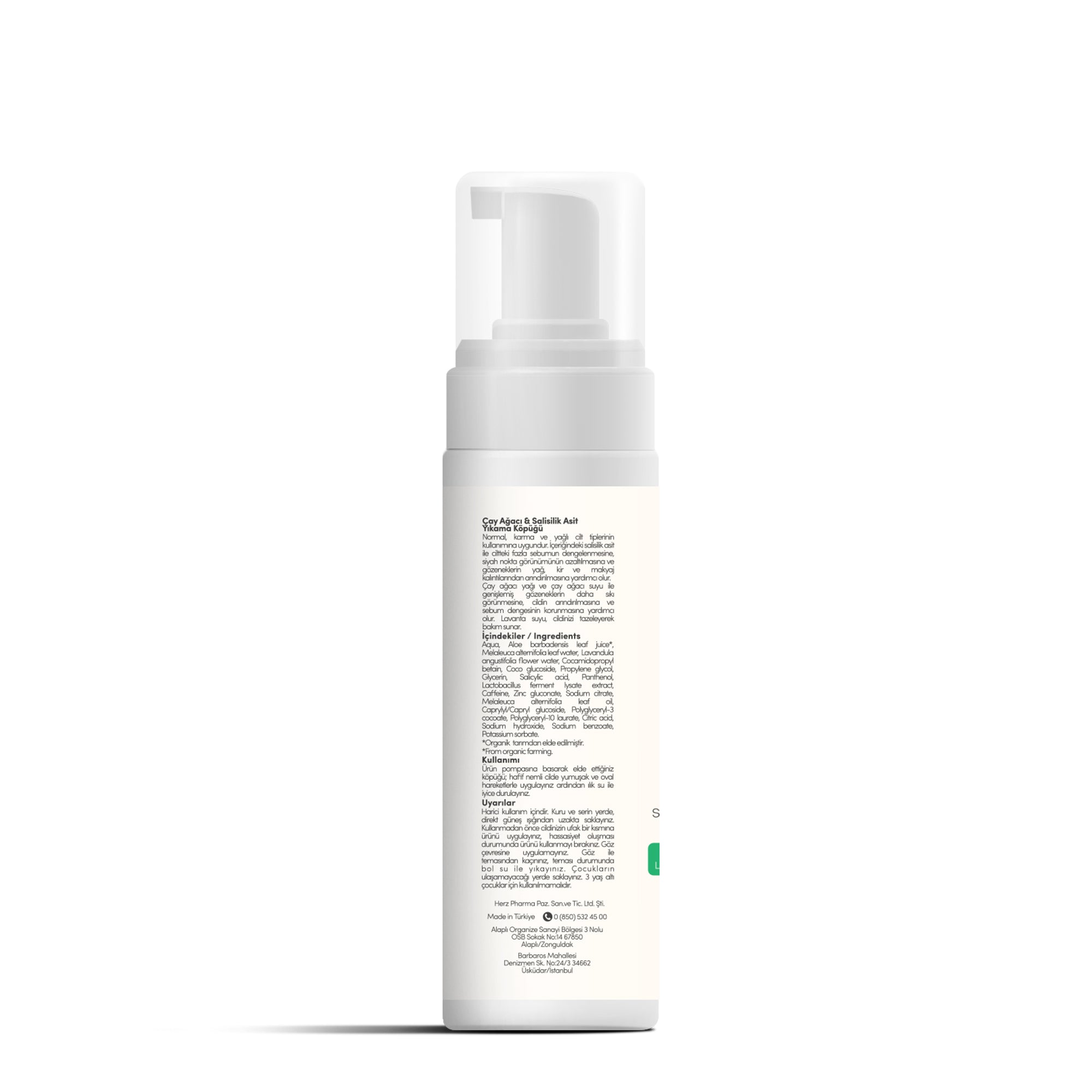 From Natura - Tea Tree and Salicylic Acid Washing Foam 200 ml