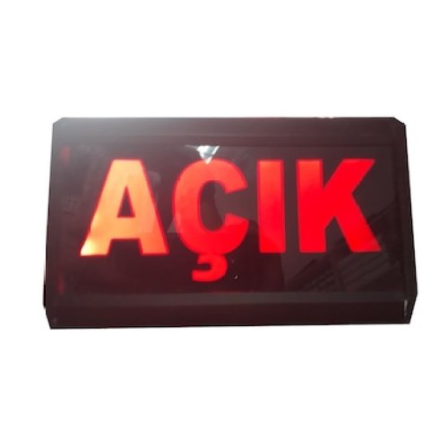 Open Sign (Case Dimension: 9x26 cm)