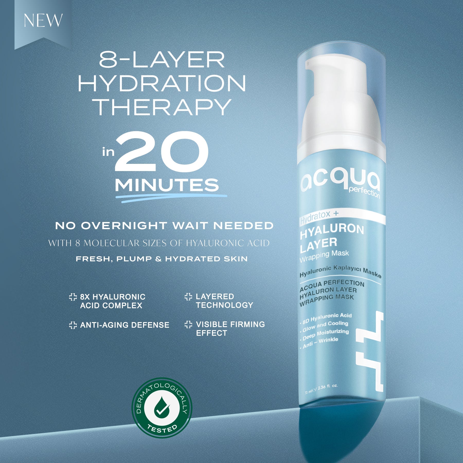 Acqua Perfection Hydratox Hyaluron Wrapping Mask 70 ML - Exporgin | Türkiye Comes to You