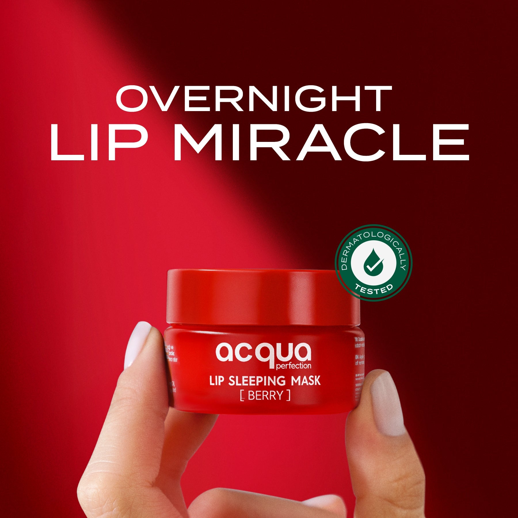 Acqua Perfection Lip Sleeping Mask - Berry - Exporgin | Türkiye Comes to You