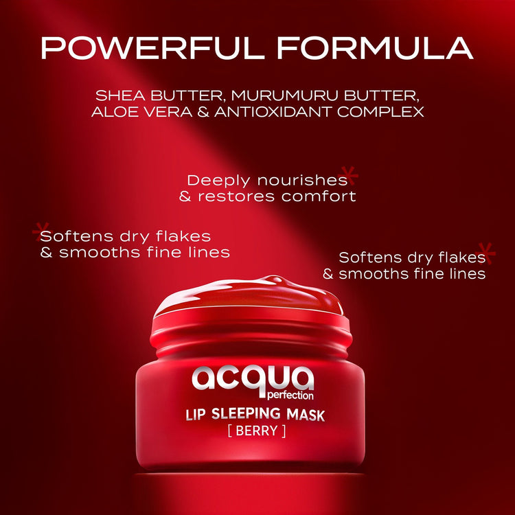 Acqua Perfection Lip Sleeping Mask - Berry - Exporgin | Türkiye Comes to You