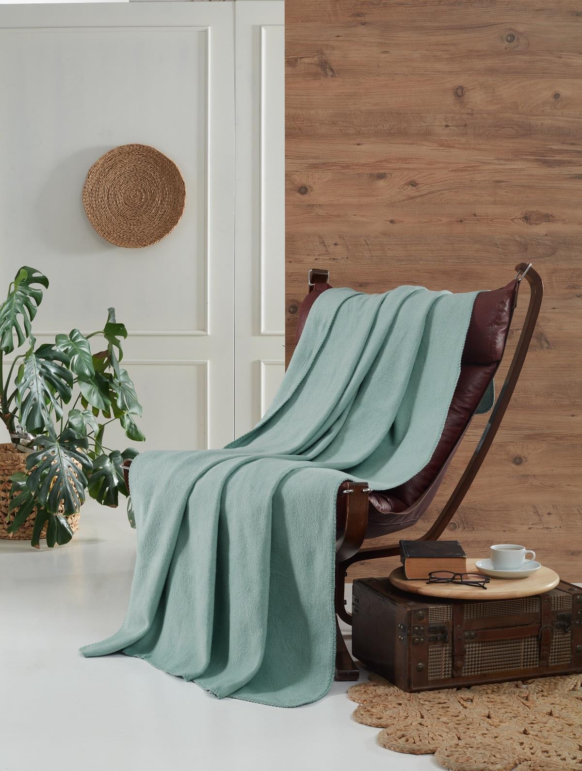 Collezione Aksu Brighton Cotton TV coperta 130x170 menta