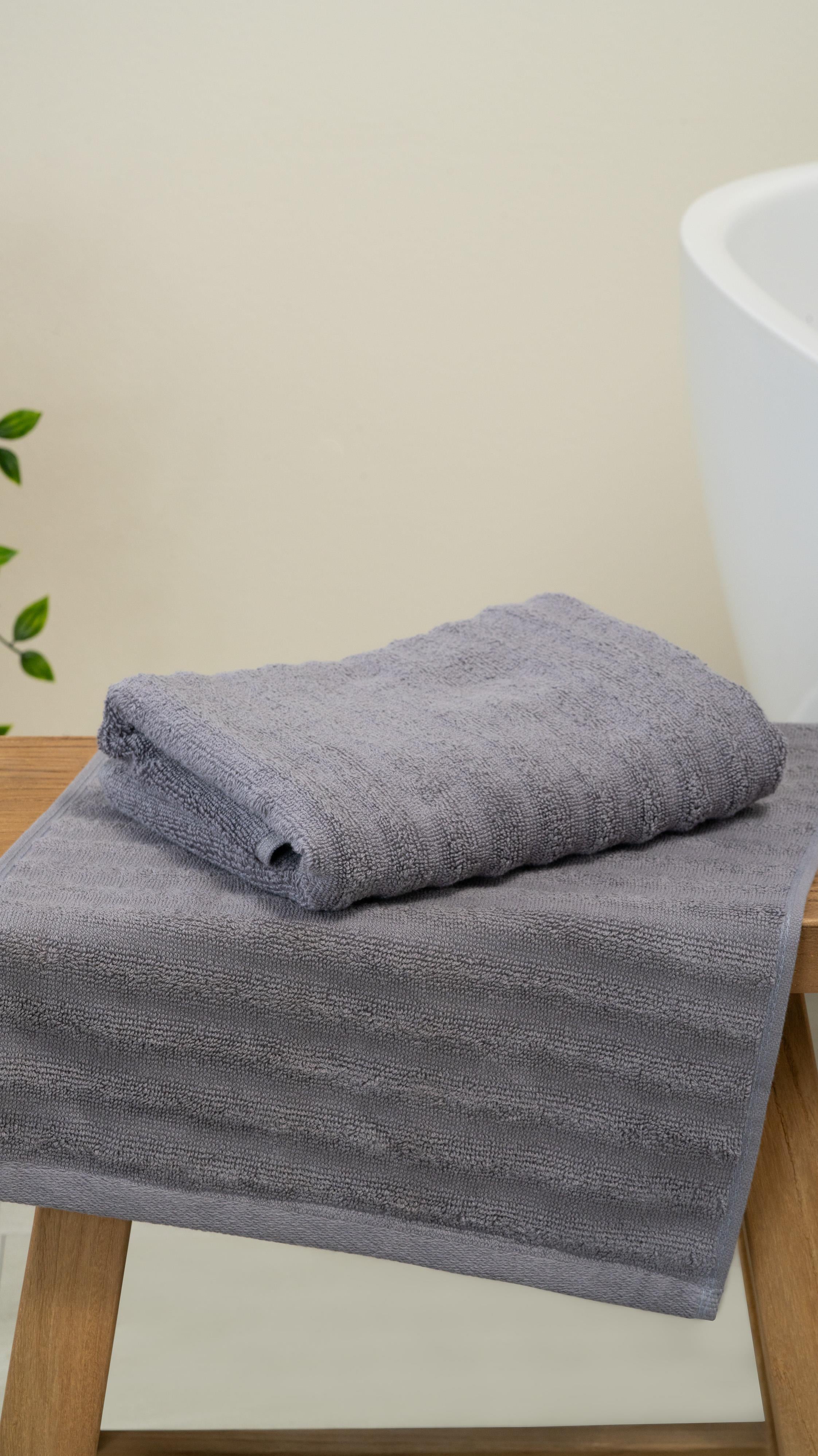 Alegra 100% Natural Cotton Hand / Face Askel 50x90 cm Antracite