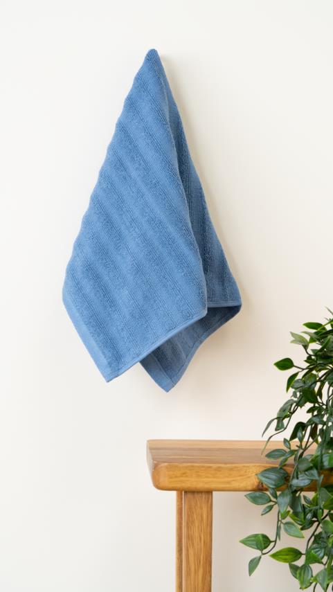 Alegra 100% Natural Cotton Ospite Bagno / Asciugamano da cucina - 30x50 cm blu navy