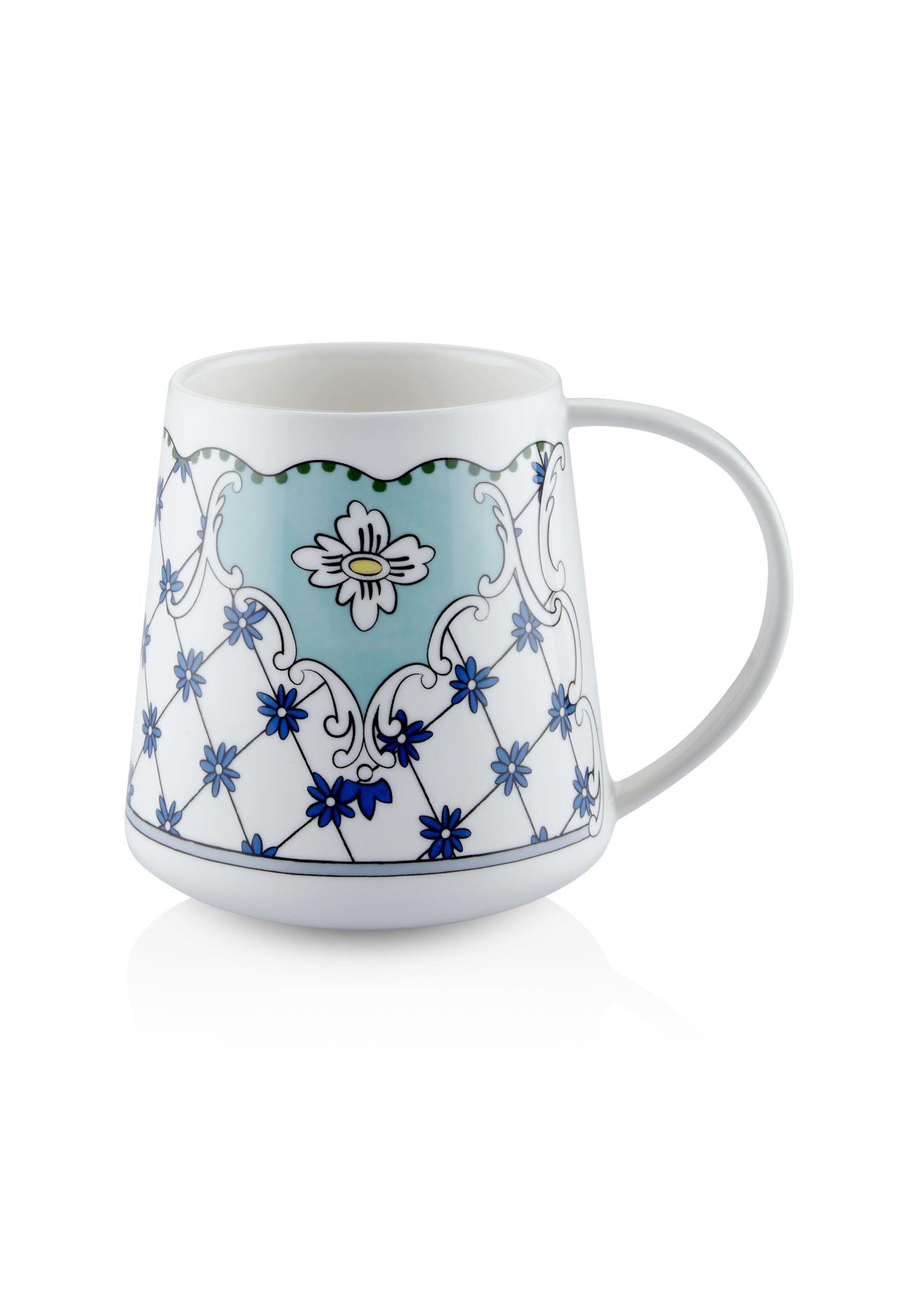 Amore Blue Porcelain Mug KPA0259 340 cc