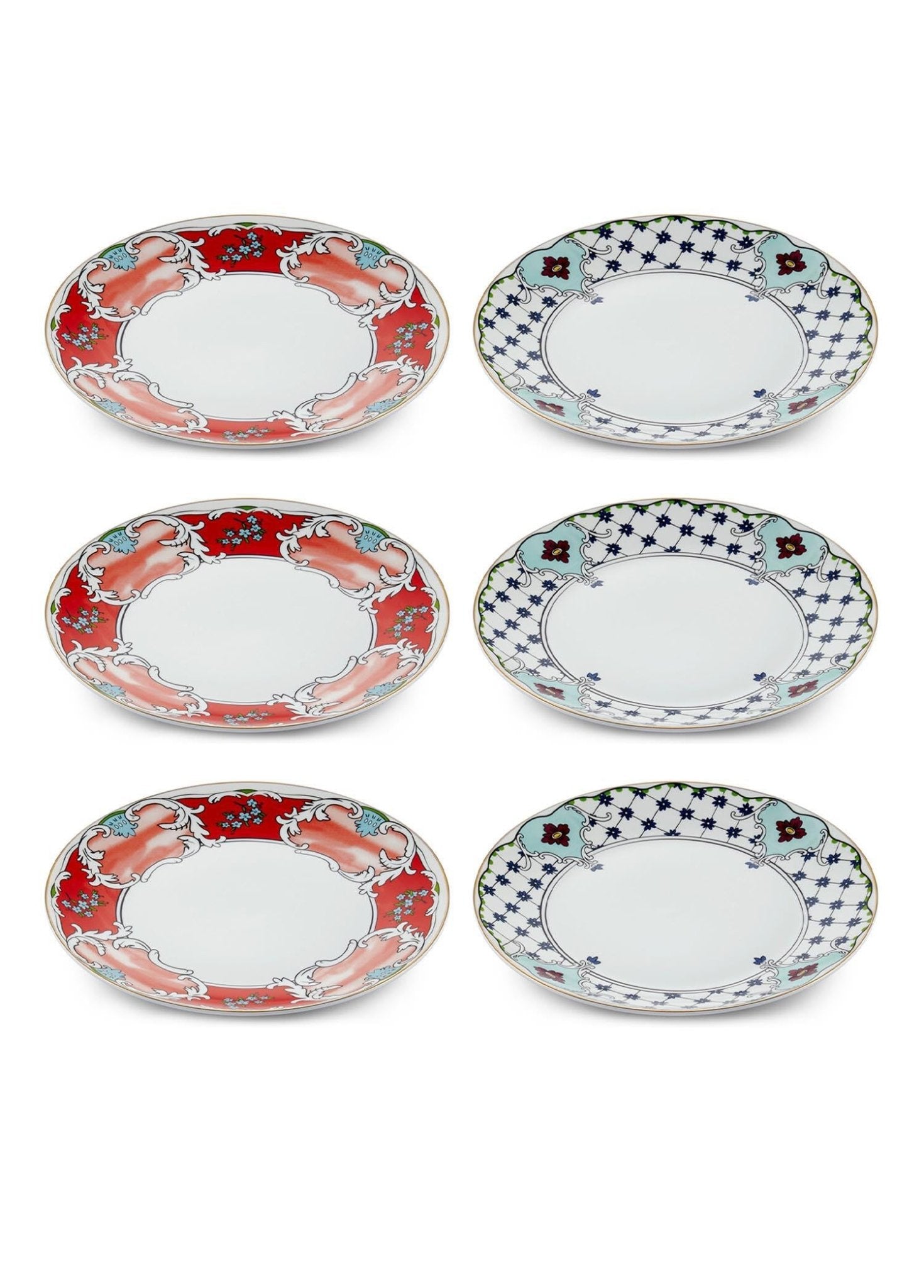Amore Cake Plate for 6 People - Exporgin - Global Shopping Site