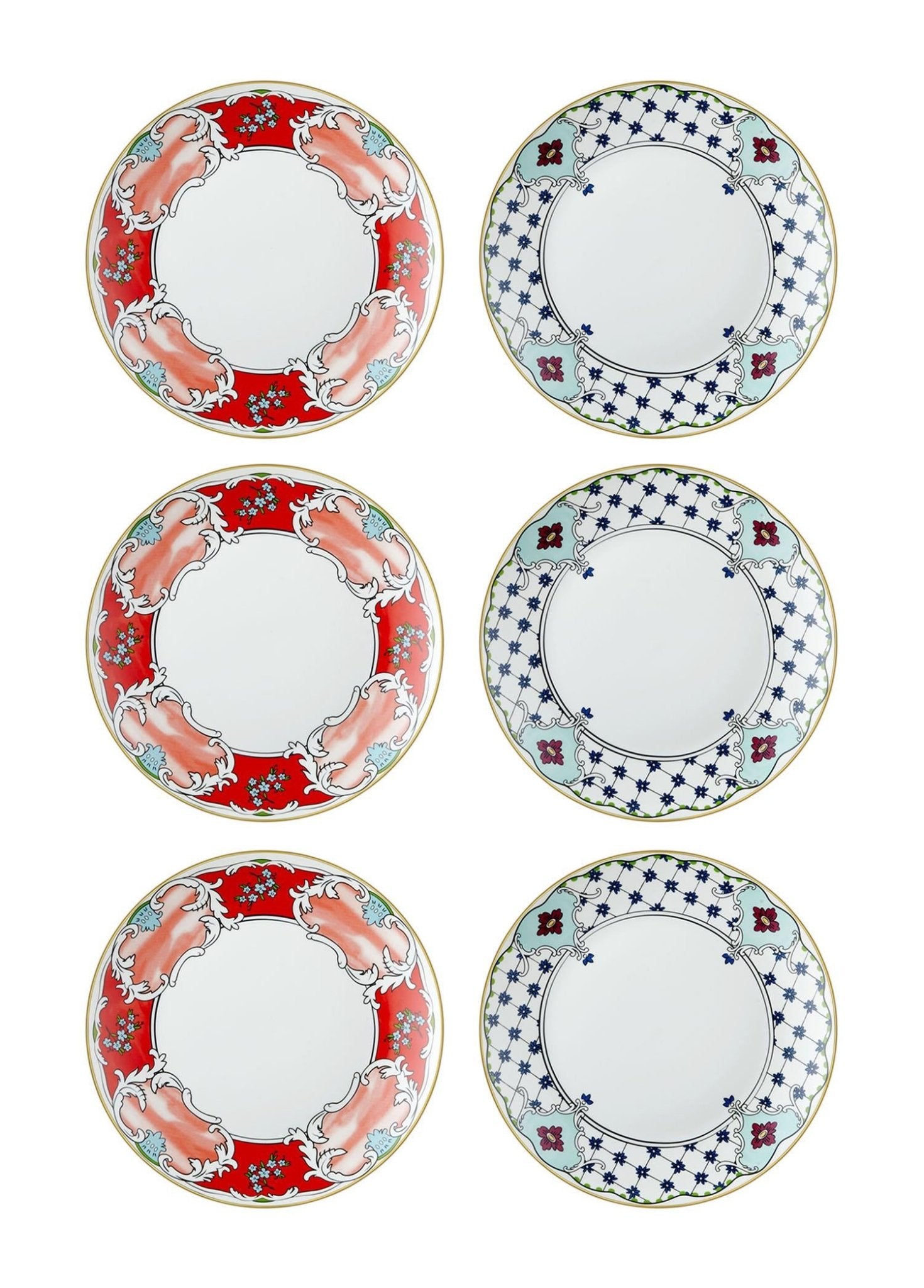 Amore Cake Plate for 6 People - Exporgin - Global Shopping Site