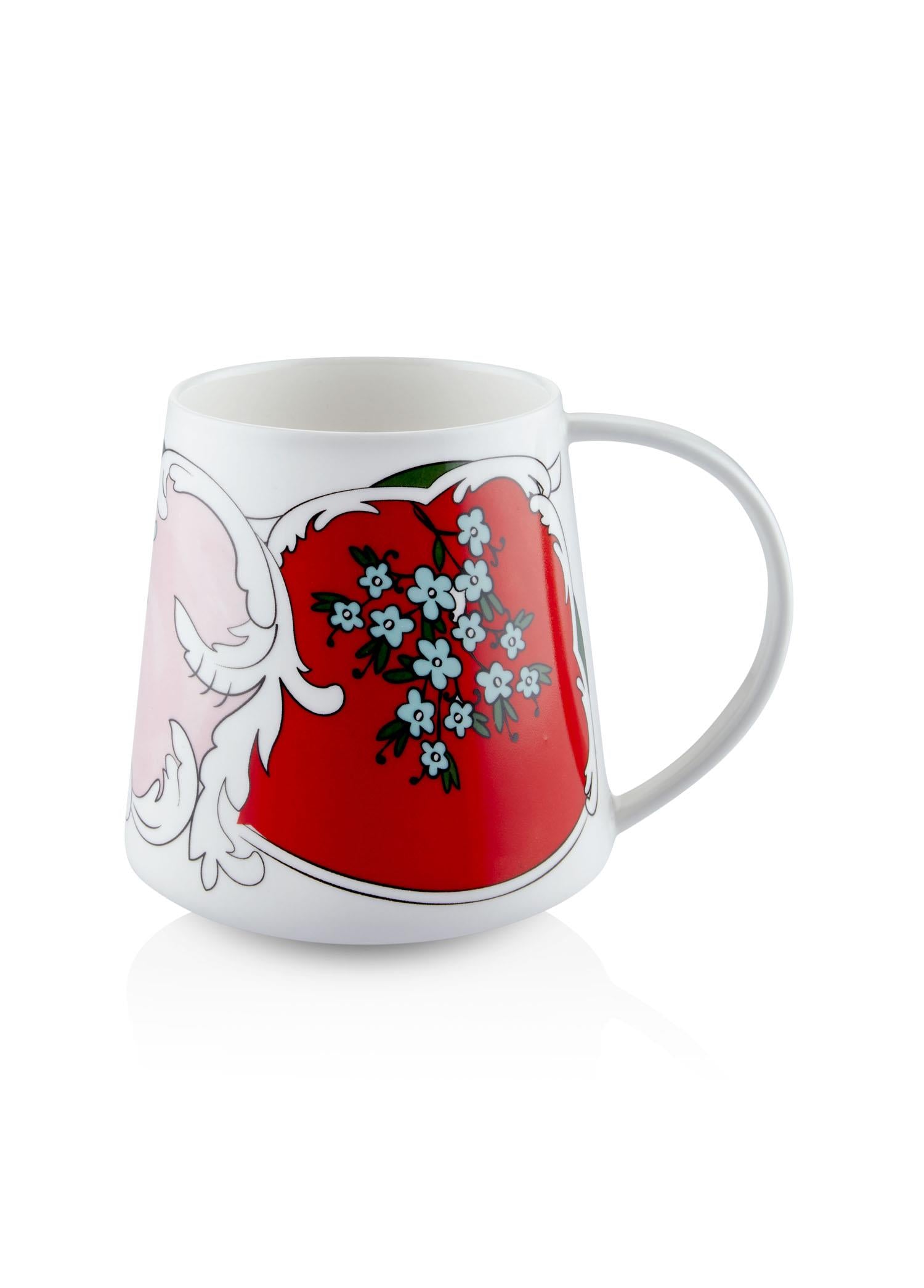 Amore Red Porcelain Mug KPA0258 340 cc