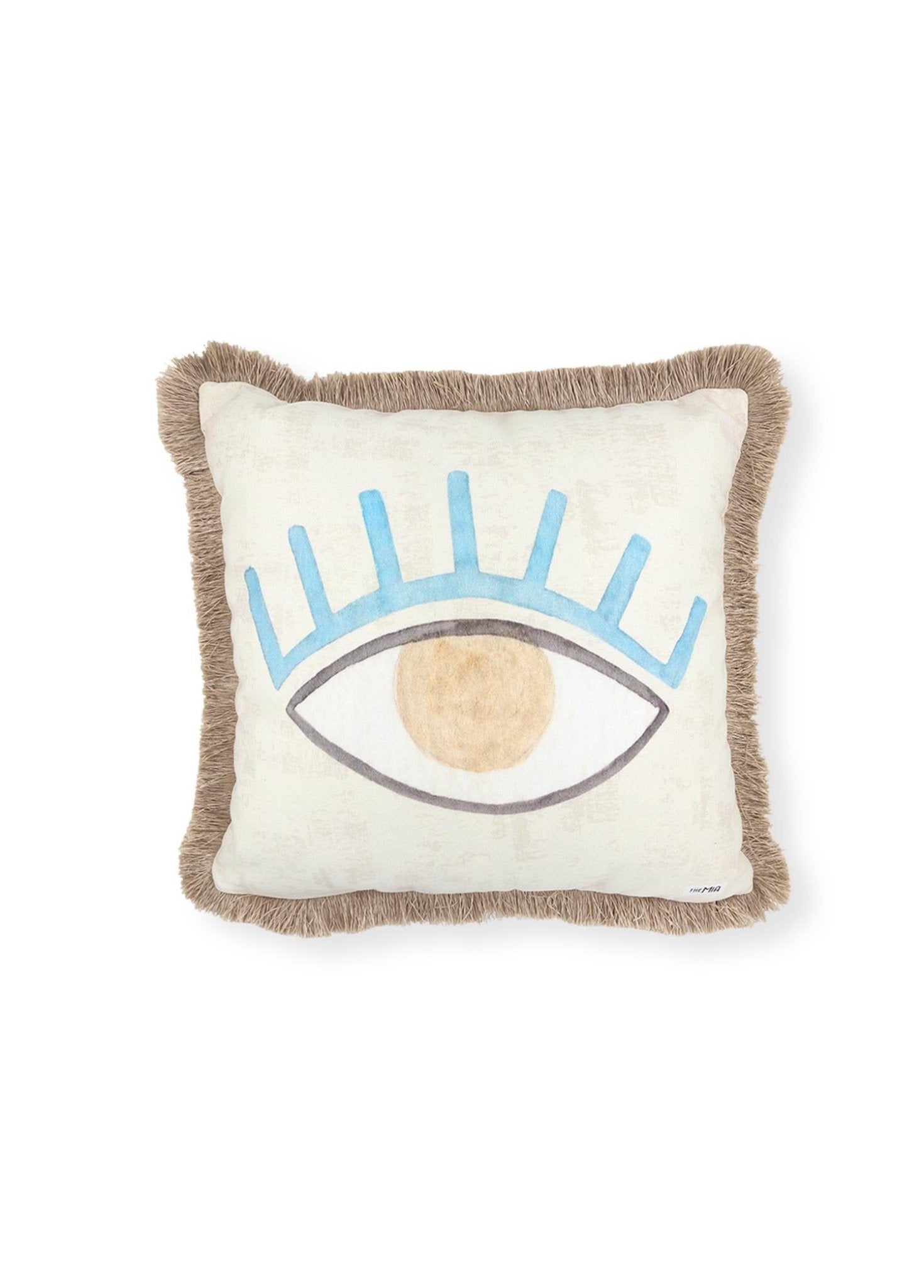 Amulet Cushion Beige Blue 45 x 45 Cm - Exporgin - Global Shopping Site