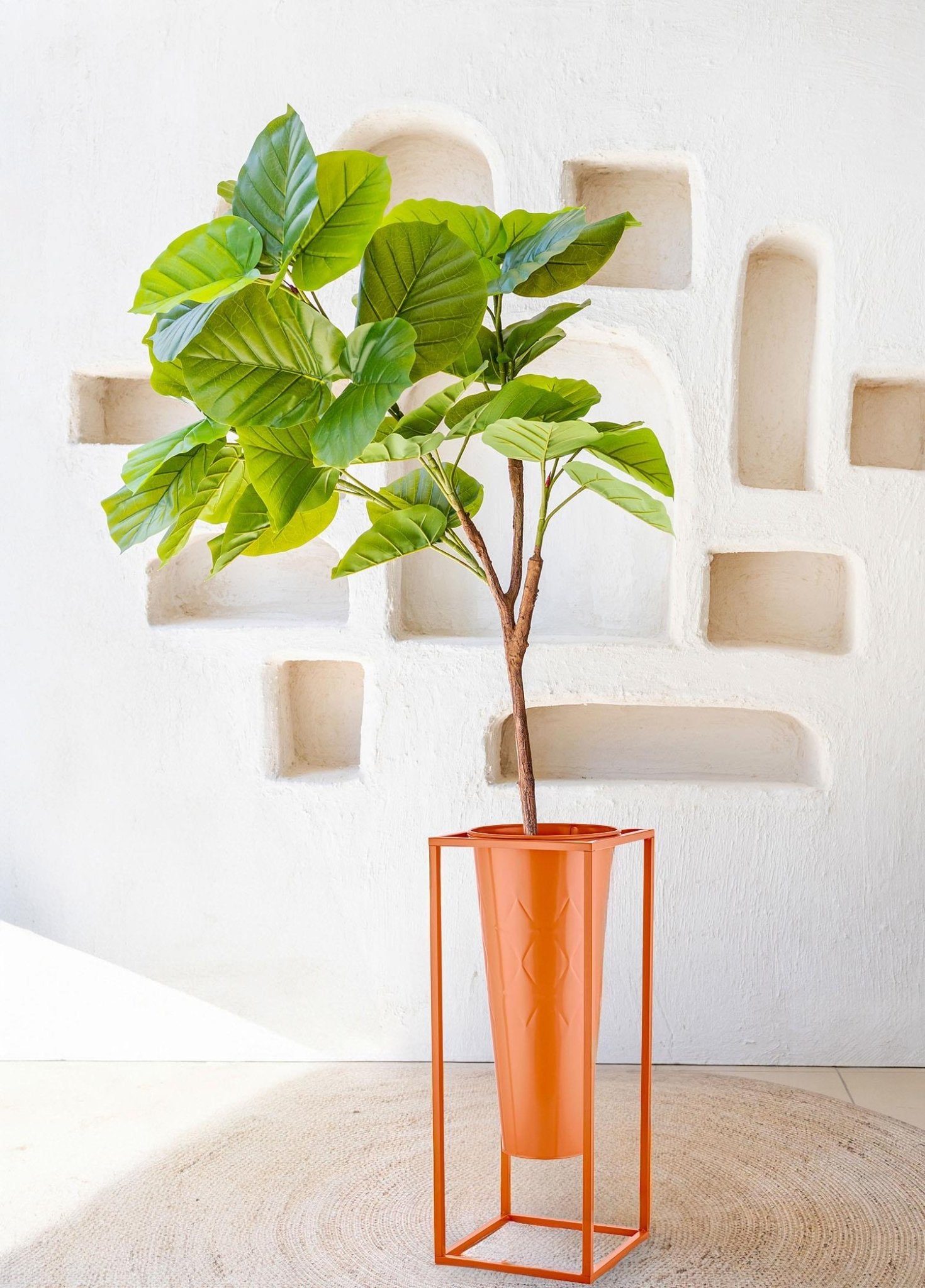 Artificial Ficus Umbellata Tree Green 150 cm - Exporgin | Türkiye Comes to You