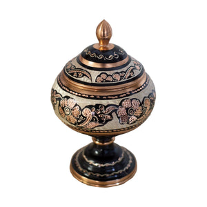 Asil Bakır Hand - Carved Copper Candy Dish 11 cm - Exporgin | Global Shopping Site