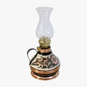 Asil Bakır Hand - Carved Copper Gas Lamp 12 cm - Exporgin | Global Shopping Site