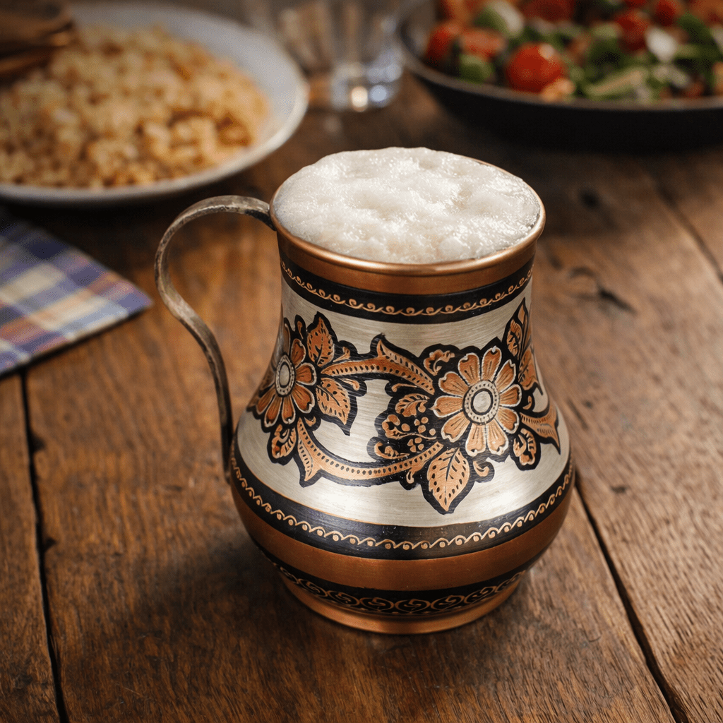 Asil Bakır Hand - Carved Copper Mug 11 cm - Exporgin | Global Shopping Site