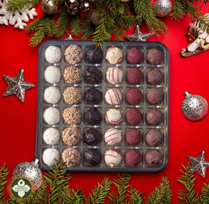 Assorted Truffle Chocolates in Metal Box – 470g (16.57 oz) - Exporgin | Türkiye Comes to You