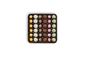 Assorted Truffle Chocolates in Metal Box – 470g (16.57 oz) - Exporgin - Global Shopping Site