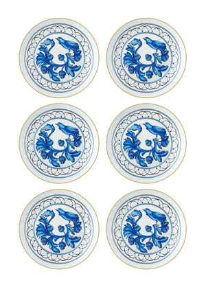 Azul Cake Plate for 6 People - Exporgin | Türkiye Comes to You