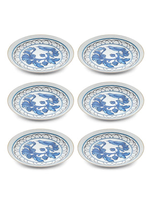 Azul Cake Plate for 6 People - Exporgin | Türkiye Comes to You
