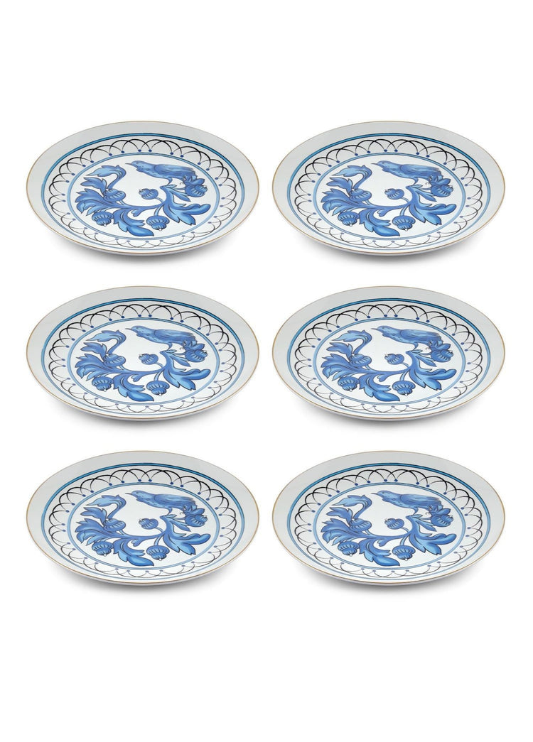 Azul Cake Plate for 6 People - Exporgin | Türkiye Comes to You
