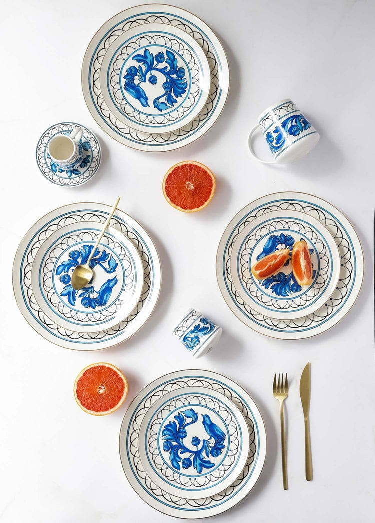 Azul Serving Plate for 6 People - Exporgin | Türkiye Comes to You