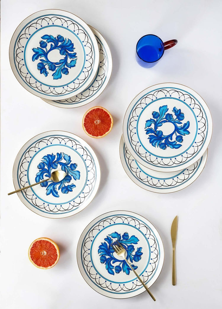 Azul Serving Plate for 6 People - Exporgin | Türkiye Comes to You