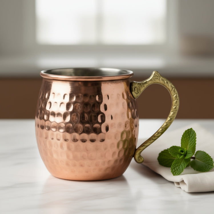 Bakırzen Black Copper Mug 300ml (10.14 fl oz) - Exporgin | Türkiye Comes to You