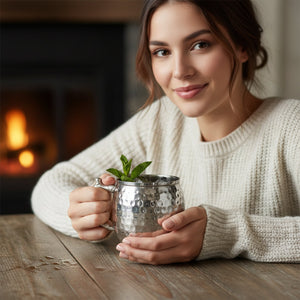 Bakırzen Black Copper Mug 300ml (10.14 fl oz) - Exporgin | Türkiye Comes to You