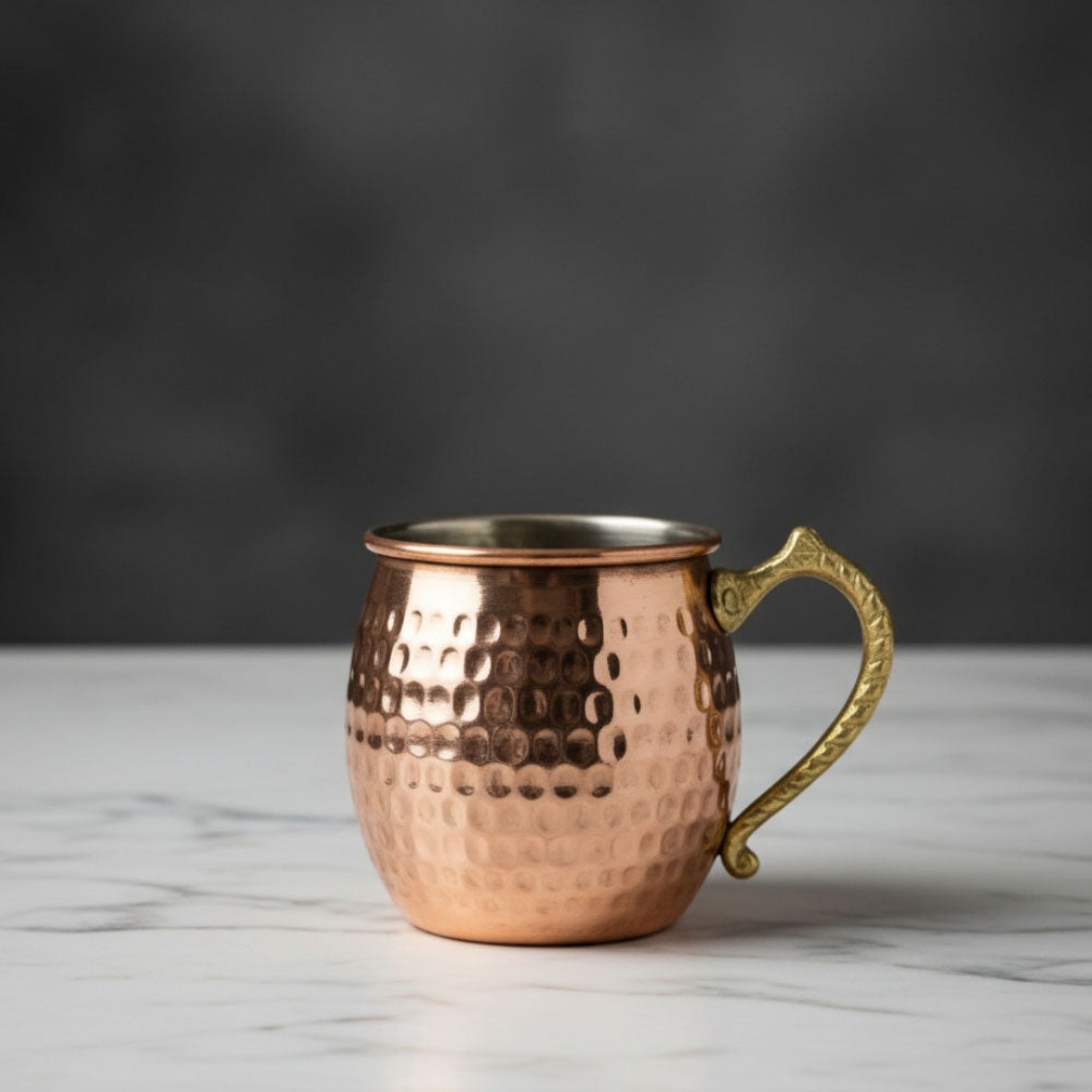 Bakırzen Schwarzer Kupferbecher 300 ml (10,14 fl oz) - Exporgin | Türkiye Kommt zu Dir