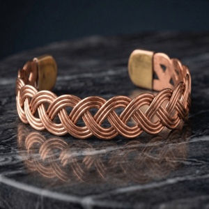 Bakırzen Hand - Carved Copper Bracelet - Exporgin | Türkiye Comes to You