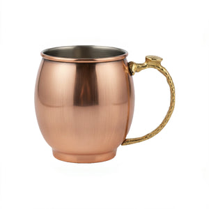 Bakırzen Polished Copper Mug 400ml (13.53 fl oz) - Exporgin | Türkiye Comes to You